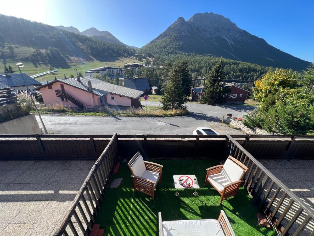 Appartement Les Tanieres De Montgenevre - La Marmotte - Duplex 4 P Entierement Renove Avec Vue Magnifique Extérieur photo