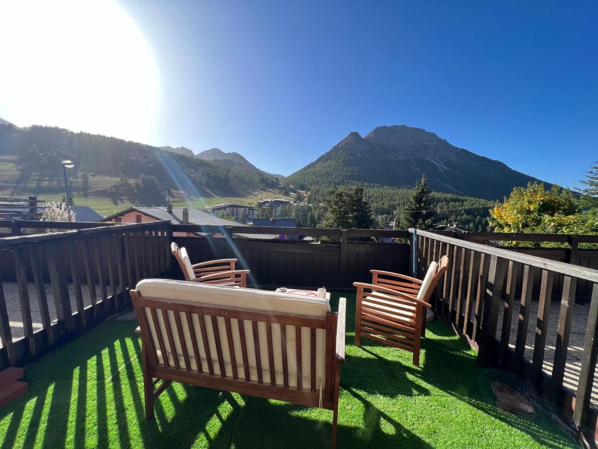 Appartement Les Tanieres De Montgenevre - La Marmotte - Duplex 4 P Entierement Renove Avec Vue Magnifique Extérieur photo