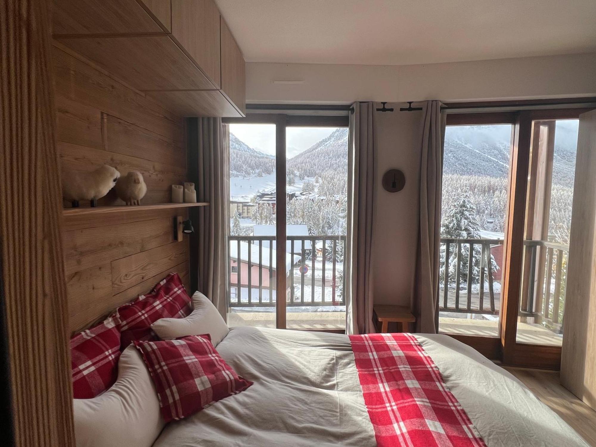 Appartement Les Tanieres De Montgenevre - La Marmotte - Duplex 4 P Entierement Renove Avec Vue Magnifique Extérieur photo